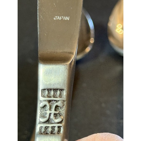 Vintage Iriaco Andante Stainless Flatware Japan Mid Century Modern‎ Set 5 Pc - Picture 8 of 9